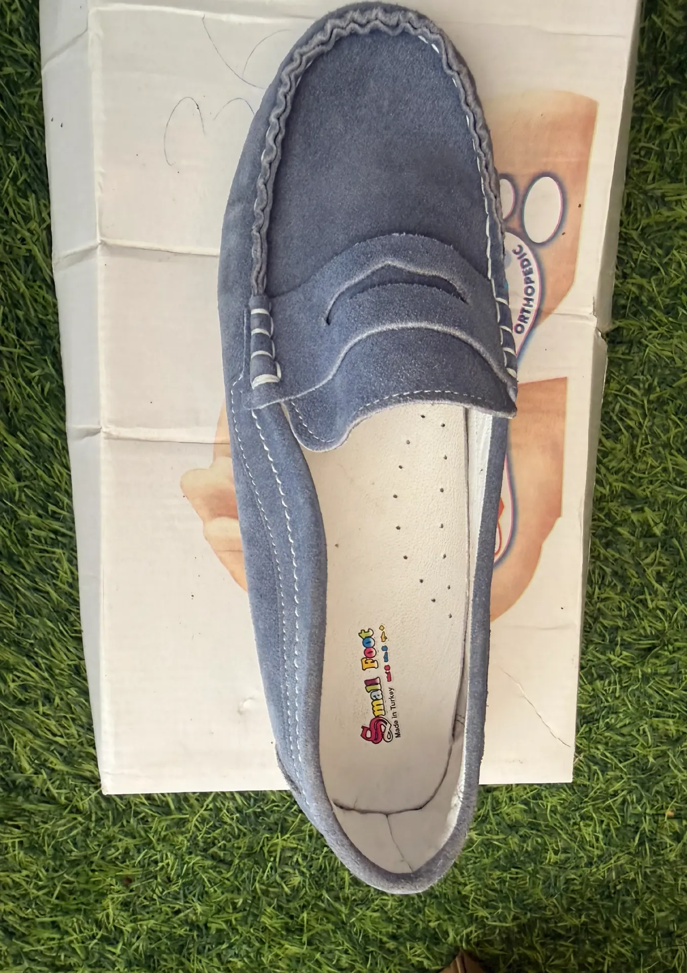 Mocassin en cuir